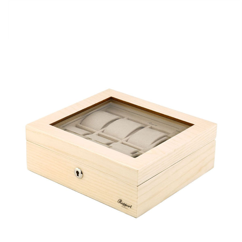 Rapport Optic 8 Watch Collector Box Case - White