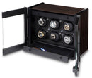 Orbita Avanti 6- Six Programmable Watch Winder (Macassar Wood/Carbon Fiber)