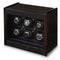 Orbita Avanti 6- Six Rotorwind Watch Winder (Macassar Wood/Carbon Fiber)