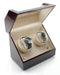 Heiden Battery Powered Dual Watch Winder - Cherrywood