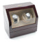 Heiden Battery Powered Dual Watch Winder - Cherrywood