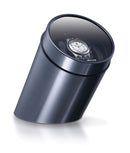 Eilux Cylindrical Winder With Dust Cover Lid - Brushed Aluminum - Black