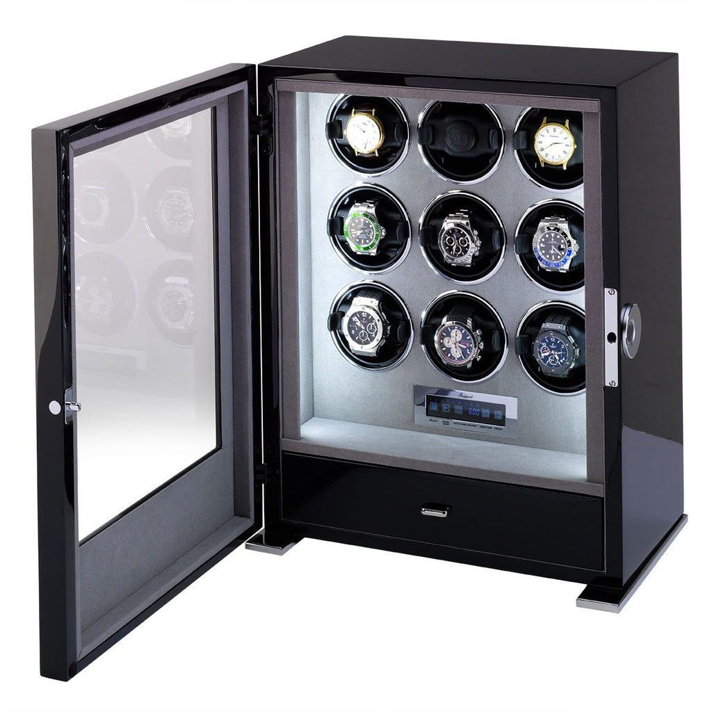 Rapport Paramount Nine Watch Winder Ebony Watch Winder Station
